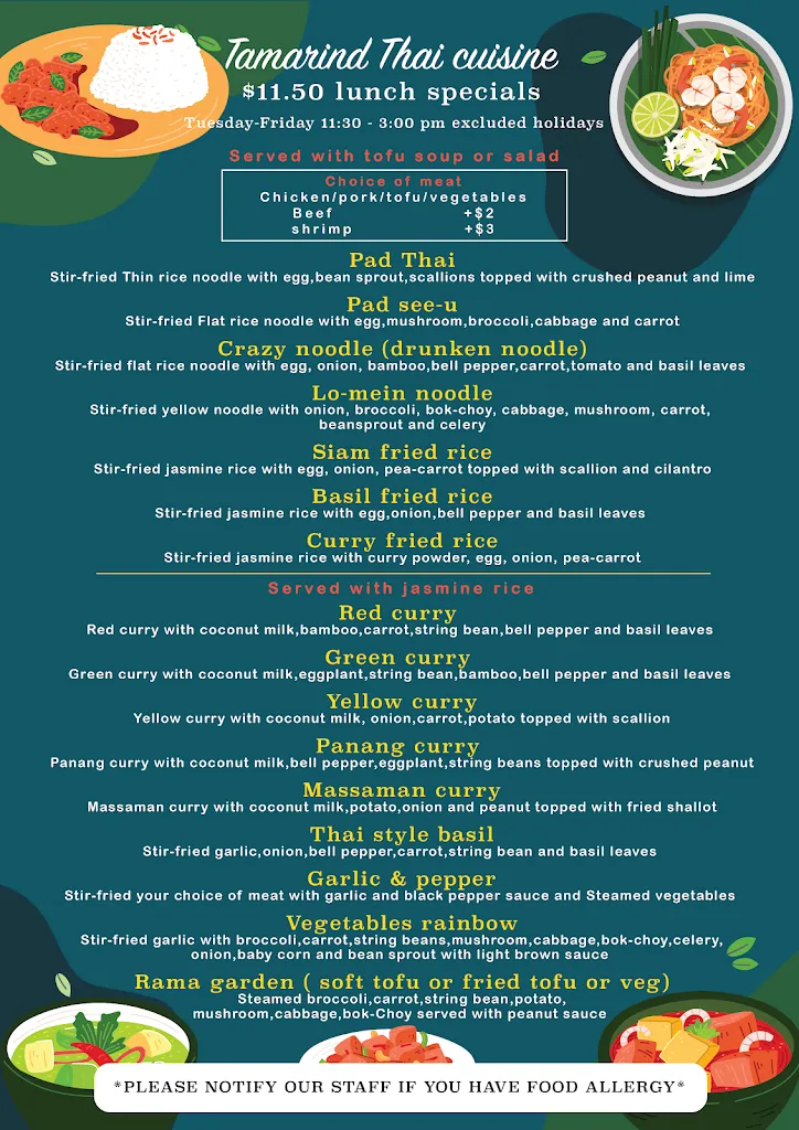 Menu_Tamarind Thai cuisine_Latham, NY_image_old_1