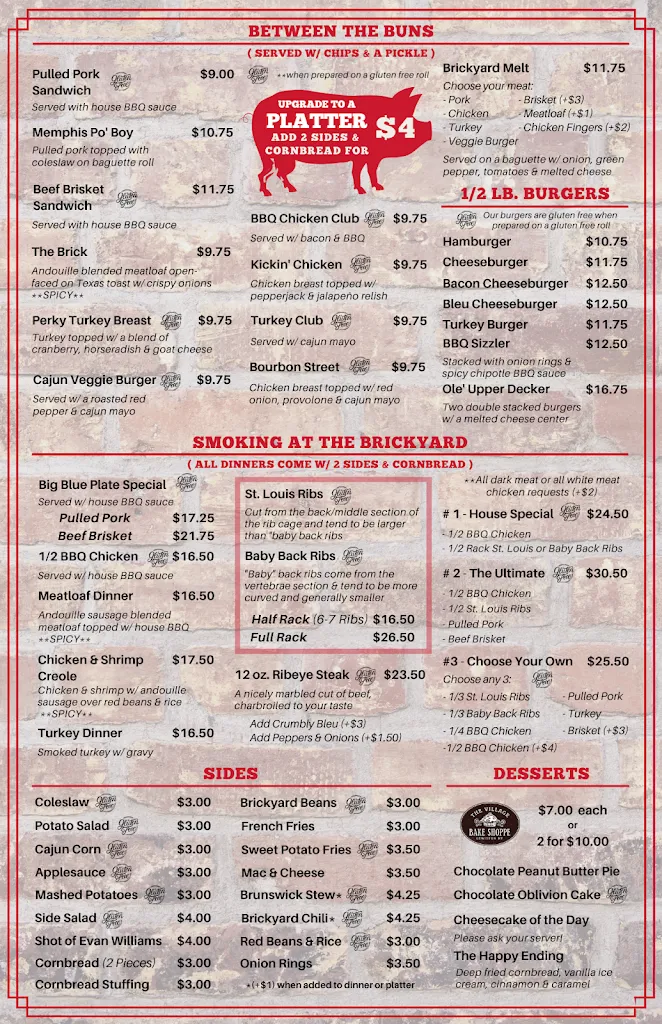 Menu_Brickyard Pub & BBQ_Lewiston, NY_image_old_2
