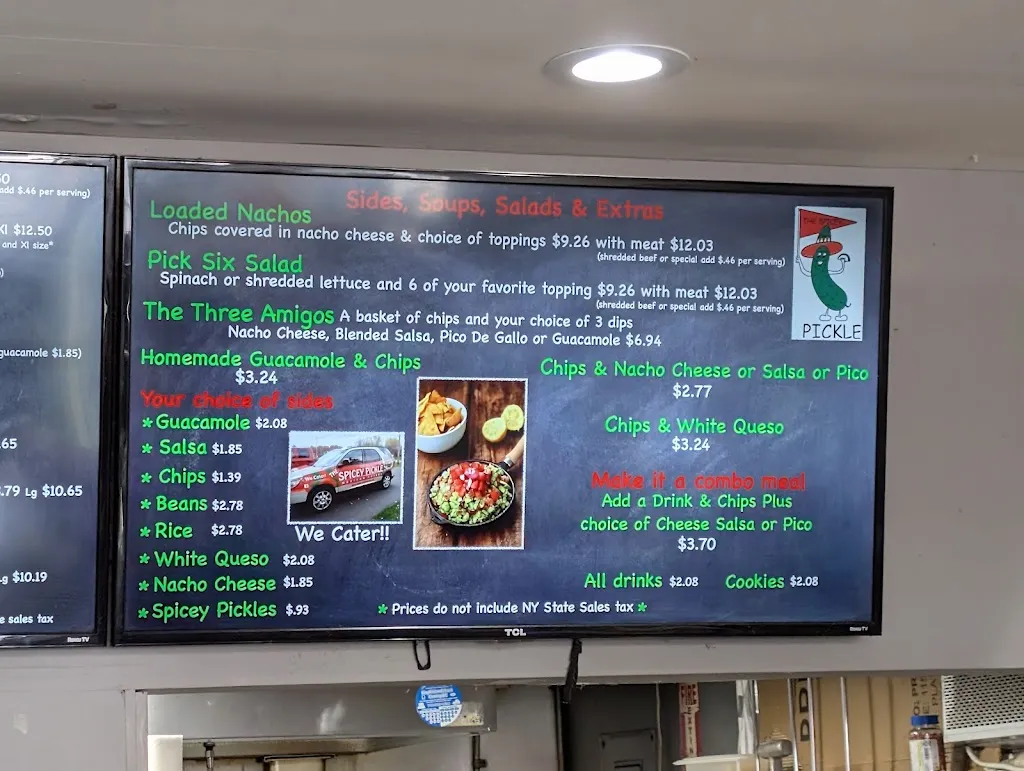 Menu_The Spicey Pickle_Lewiston, NY_image_old_2