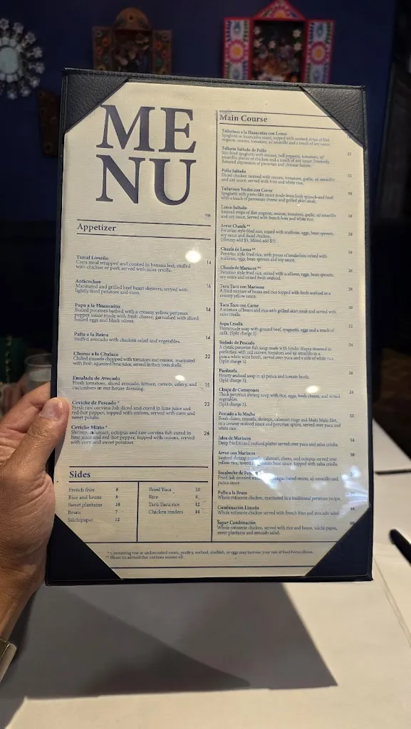 Menu_Lima 33 Restaurant_Little Neck, NY_image_old_2