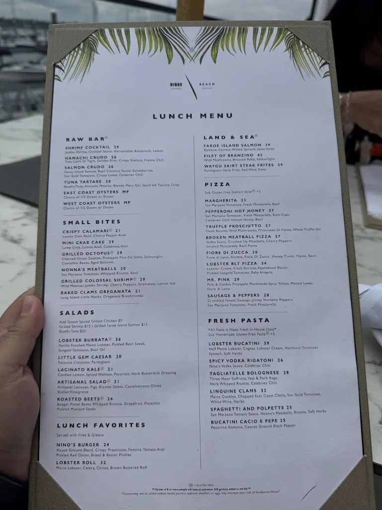Menu_Nino’s Beach_Port Washington, NY_image_old_1