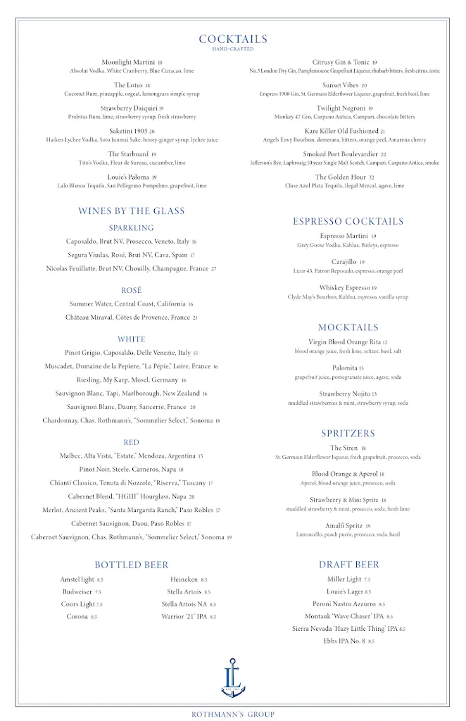 Menu_Louie's Prime Steak & Seafood_Port Washington, NY_image_old_2