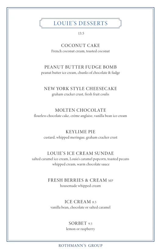 Menu_Louie's Prime Steak & Seafood_Port Washington, NY_image_old_3