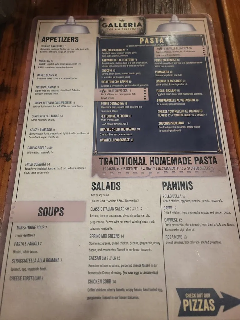 Menu_Galleria Of Merrick Ristorante, Pizzeria_North Merrick, NY_image_old_1