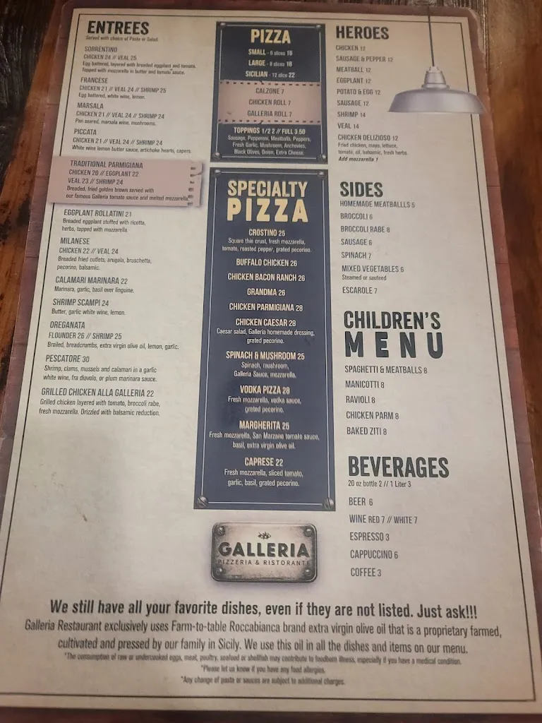 Menu_Galleria Of Merrick Ristorante, Pizzeria_North Merrick, NY_image_old_2