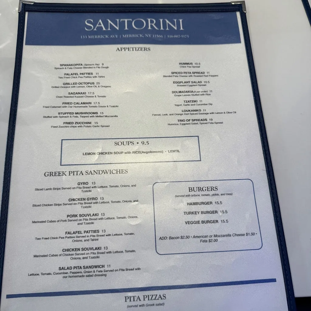 Menu_Santorini Greek Restaurant_Merrick, NY_image_old_1