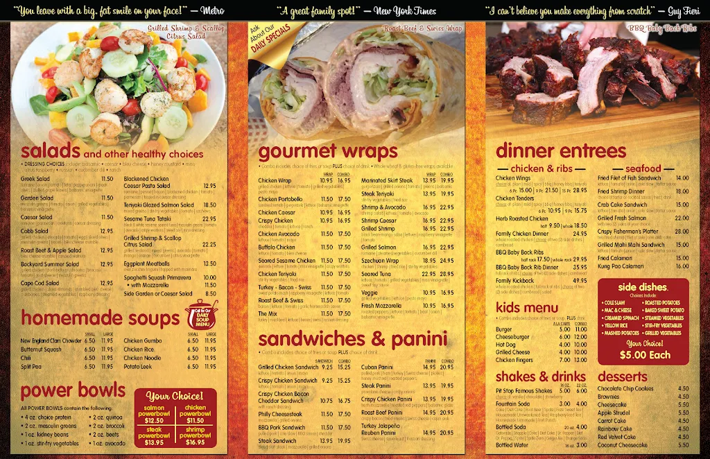 Menu_The Pit Stop_Merrick, NY_image_old_1