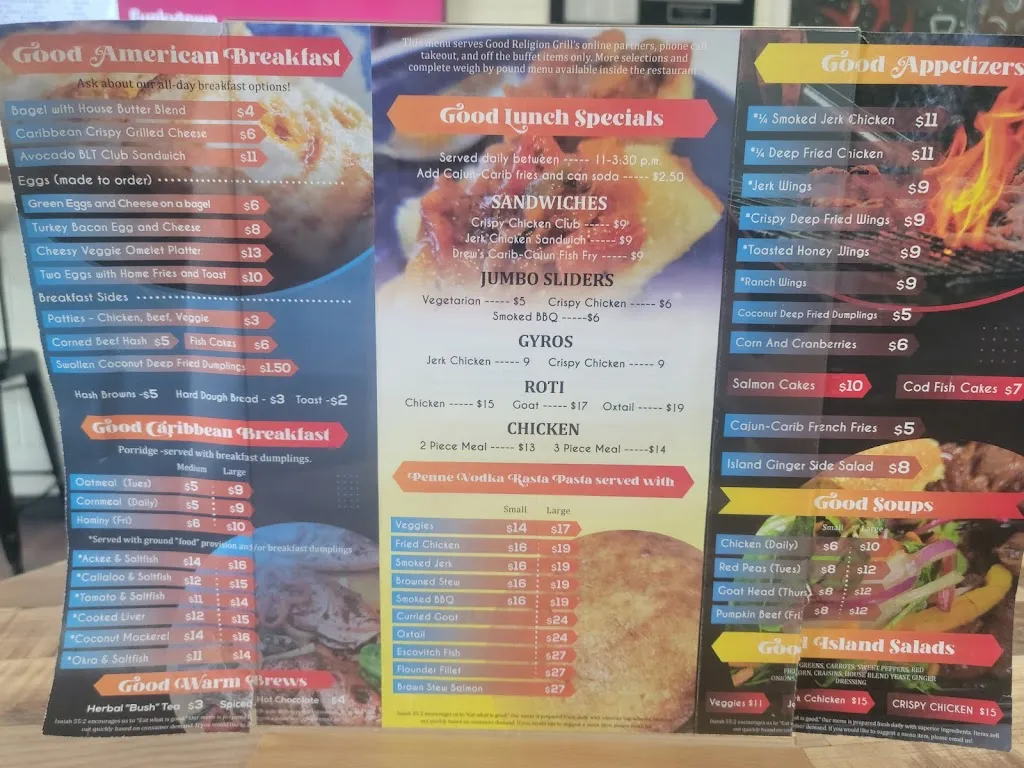 Menu_Good Religion_Albany, NY_image_old_3