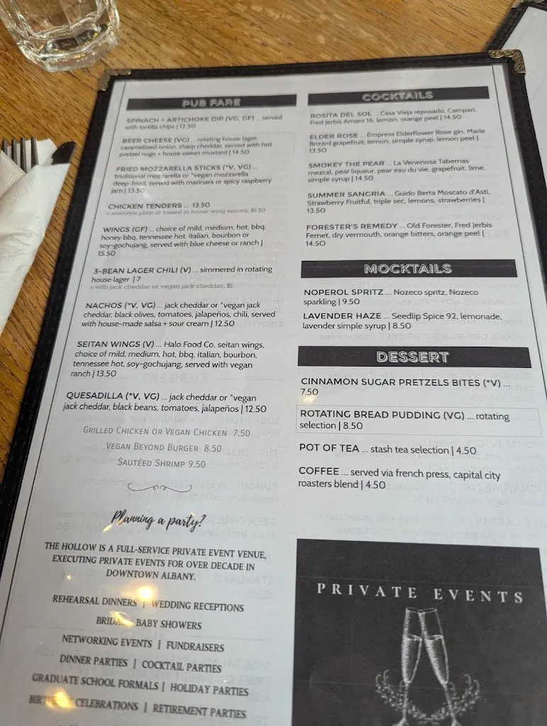 Menu_The Hollow Bar + Kitchen_Albany, NY_image_old_3