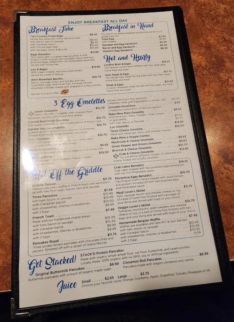 Menu_Alexis Diner_Troy, NY_image_old_2