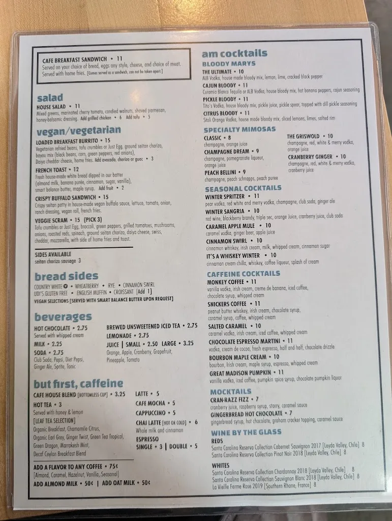 Menu_Cafe Madison_Albany, NY_image_old_2