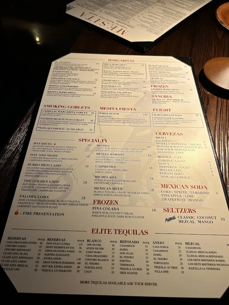 Menu_Mesita Amityville_Amityville, NY_image_old_2