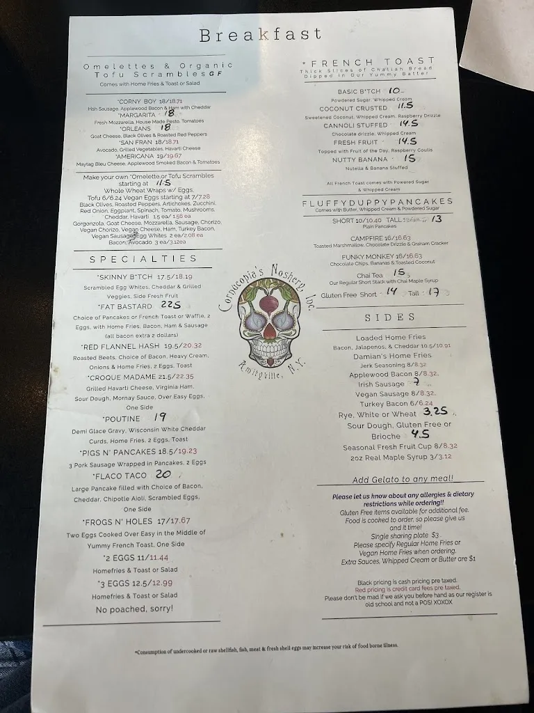 Menu_Cornucopia's Noshery, Inc._Amityville, NY_image_old_2