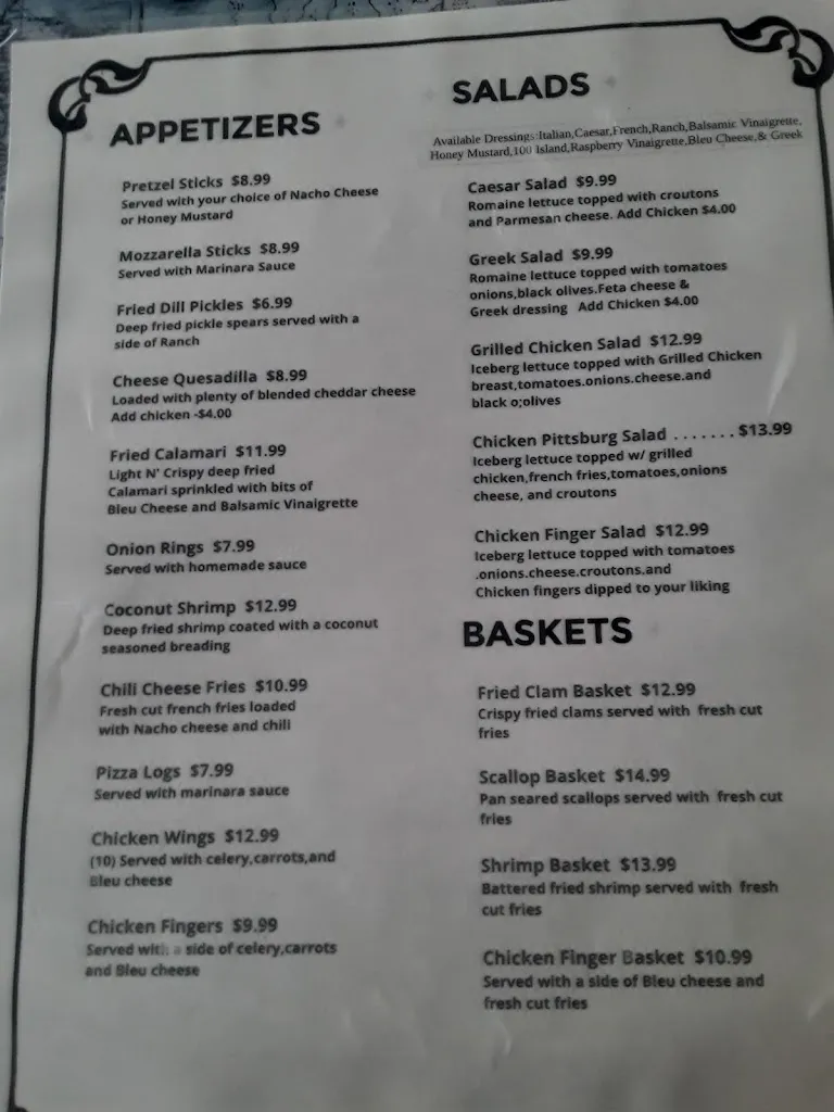 Menu_Captains Galley_Olcott, NY_image_old_1