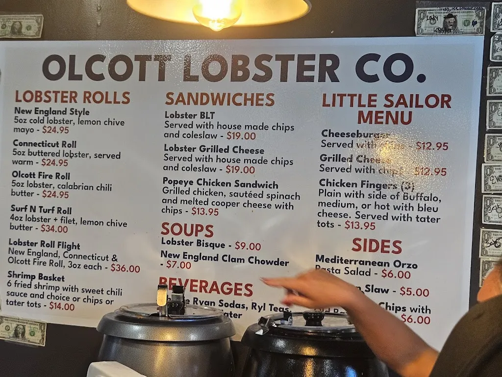 Menu_Olcott Lobster Company_Olcott, NY_image_old_3