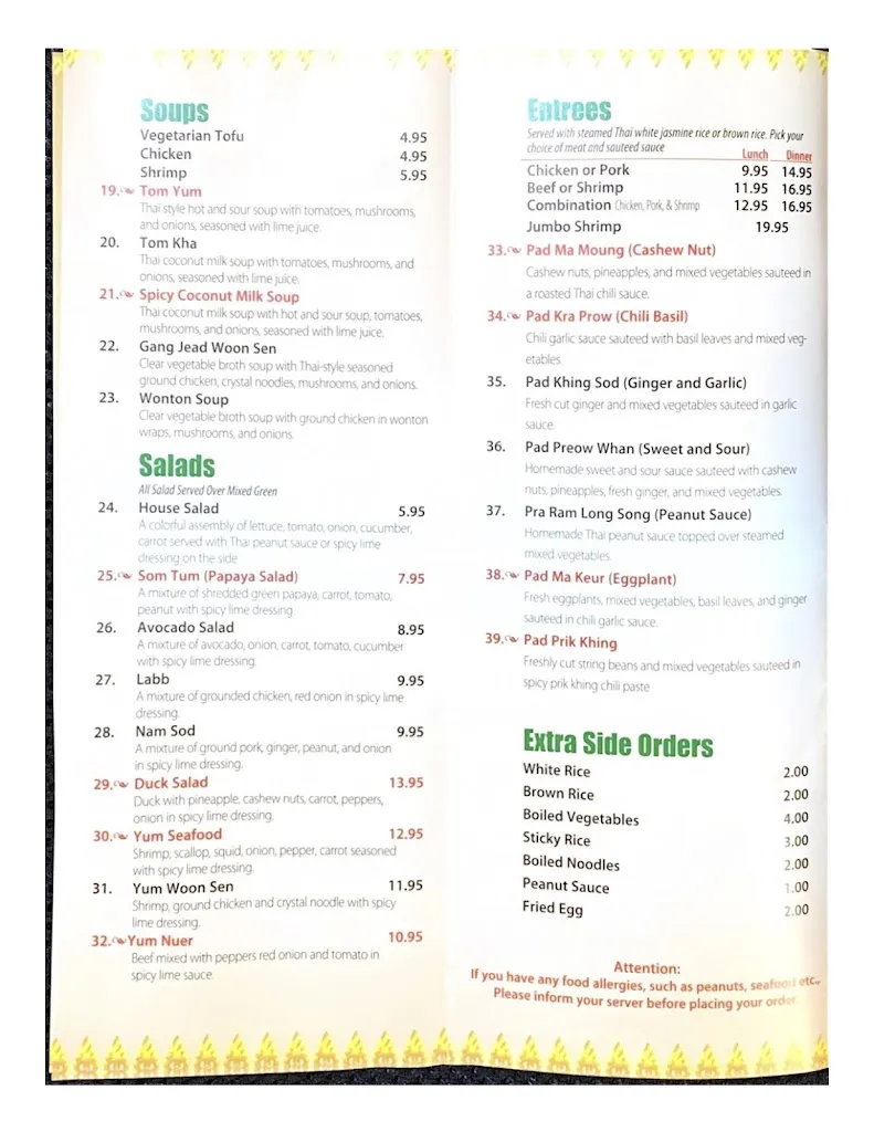 Menu_Thai Garden NY_Orangeburg, NY_image_old_1