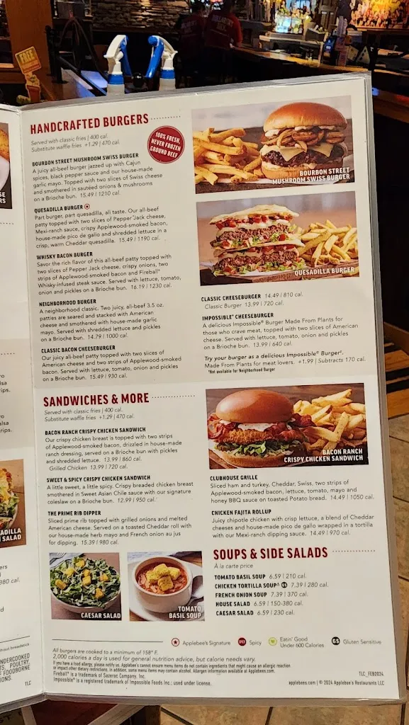Menu_Applebee's Grill + Bar_Painted Post, NY_image_old_3