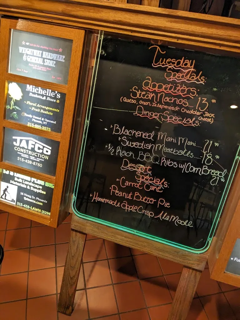 Menu_R F H's Hide-A-Way_Phoenix, NY_image_old_3