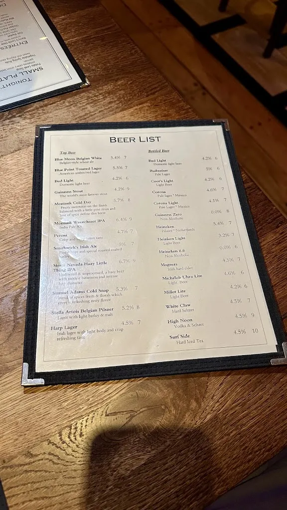 Menu_Sullivan's Quay_Port Washington, NY_image_old_2
