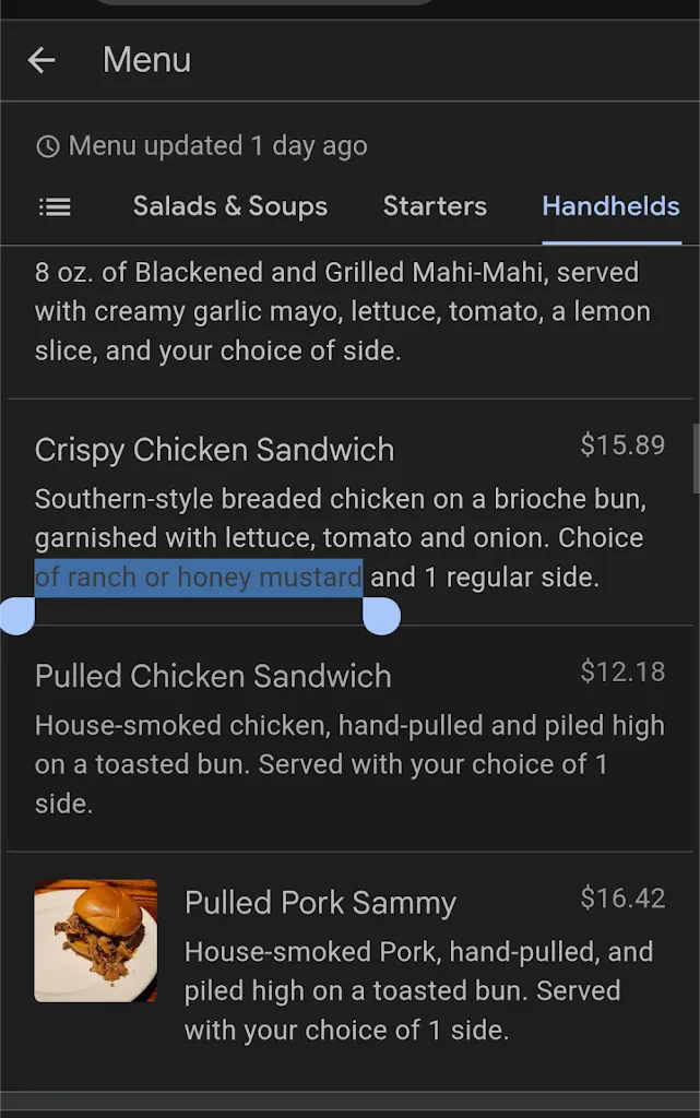 Menu_Smokey Bones Colonie_Colonie, NY_image_old_1