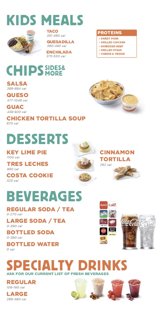 Menu_Costa Vida Fresh Mexican Grill_Riverdale, UT_image_old_2