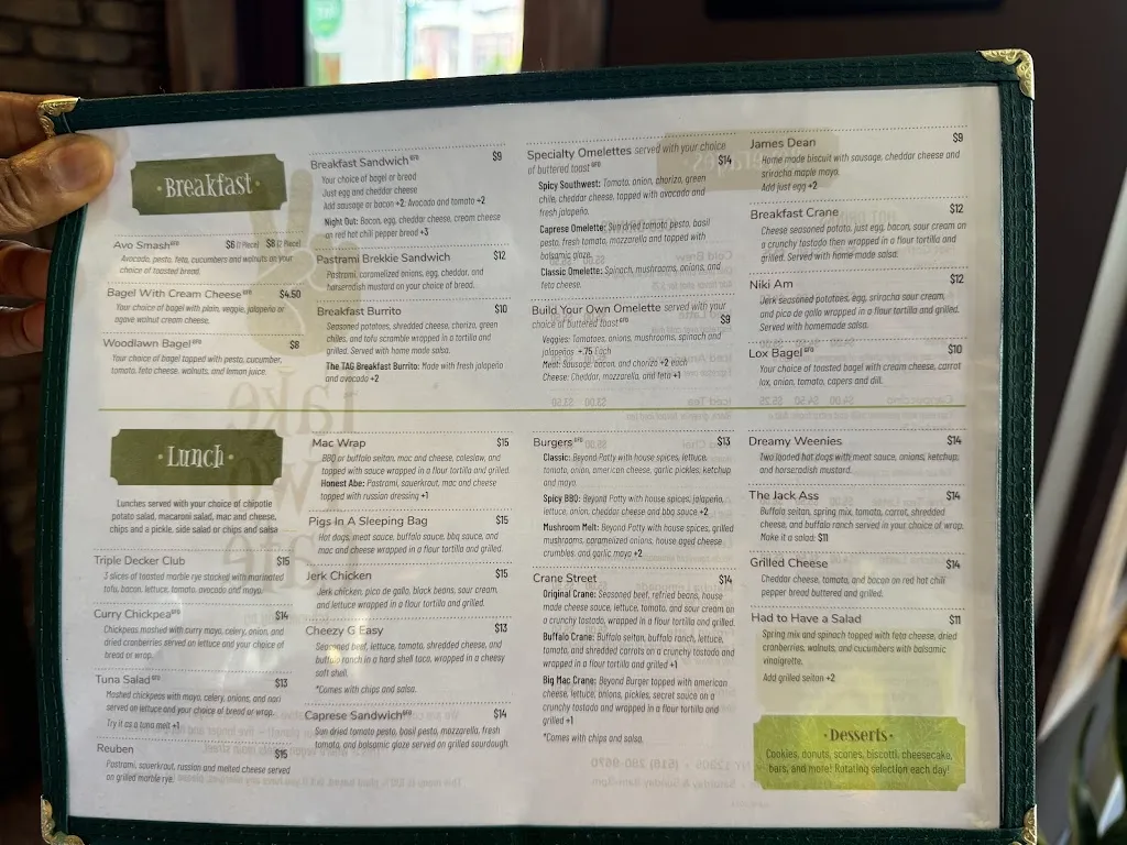 Menu_Take Two Cafe_Schenectady, NY_image_old_1