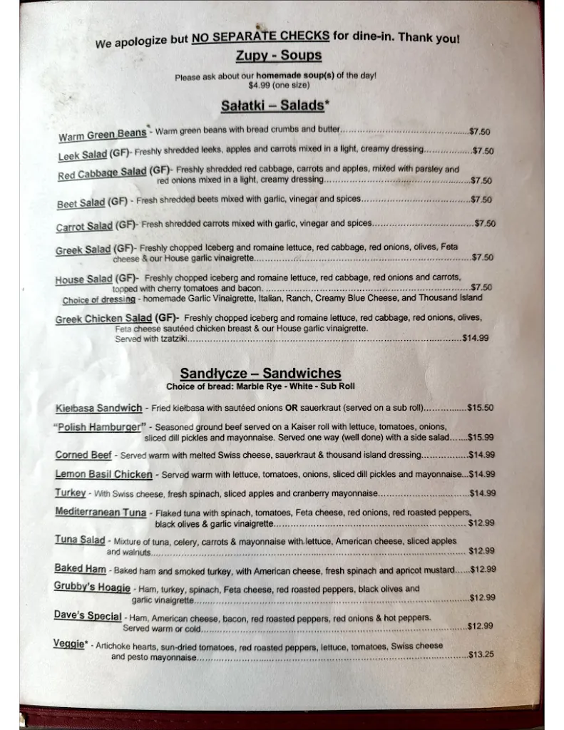 Menu_Eva's European Sweets_Syracuse, NY_image_old_3