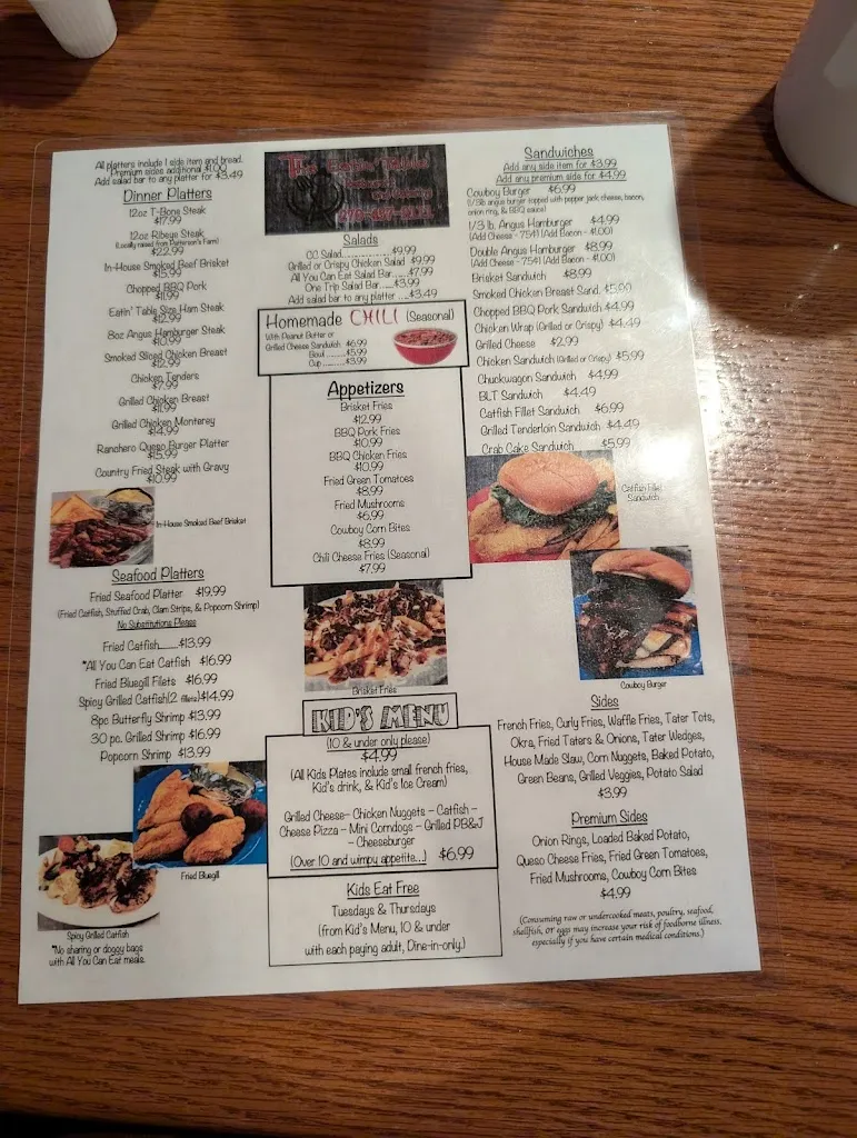 Menu_The Eatin' Table_Tompkinsville, KY_image_old_1