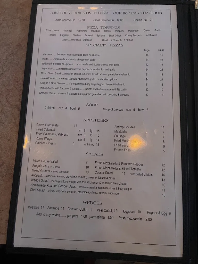Menu_Roma Restaurant_Tuckahoe, NY_image_old_2