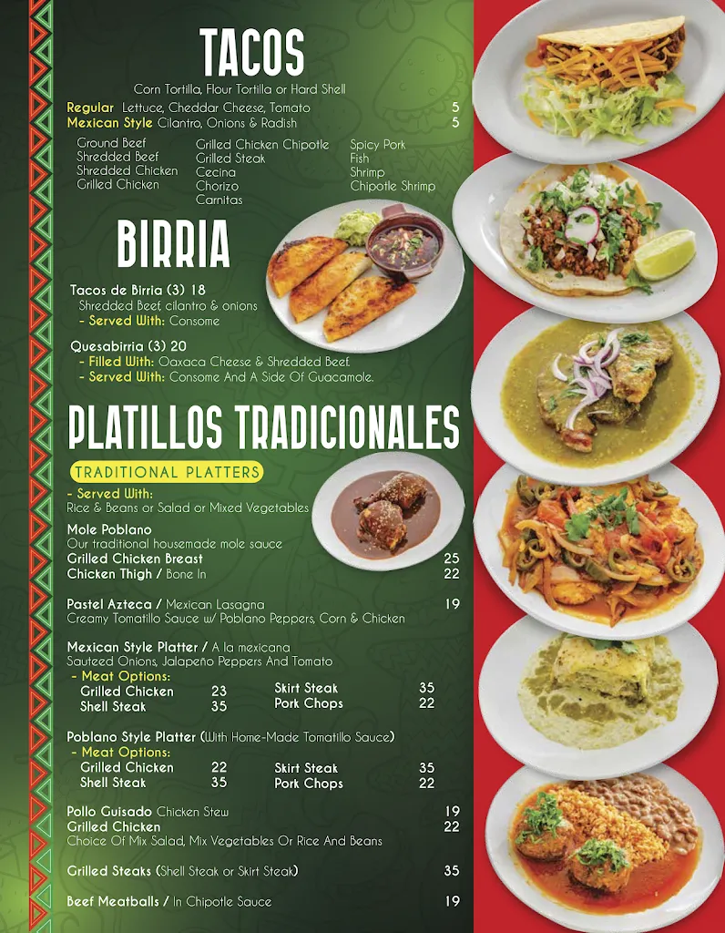 Menu_The Burrito Poblano_Tuckahoe, NY_image_old_1