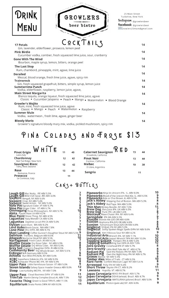 Menu_Growlers Beer Bistro_Tuckahoe, NY_image_old_3