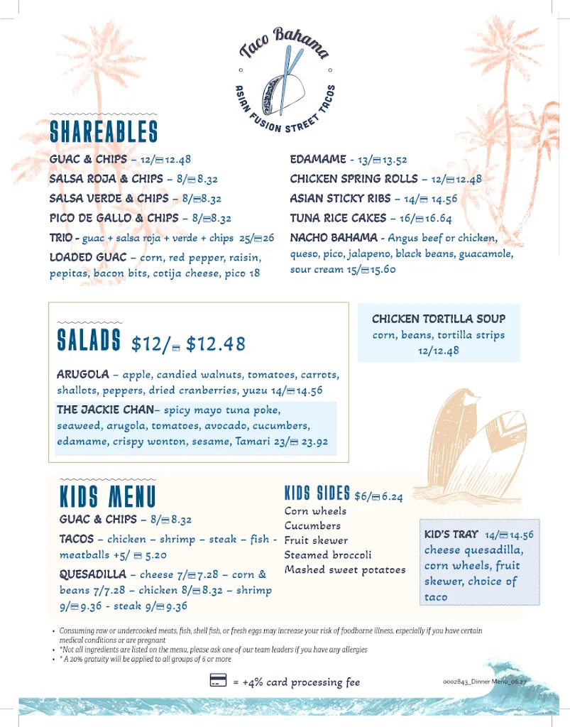 Menu_Taco Bahama_Tuckahoe, NY_image_old_1