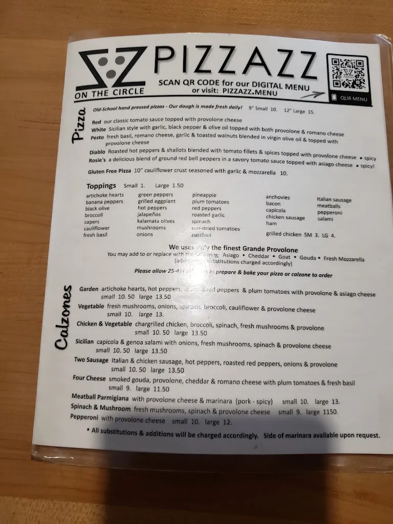 Menu_Pizzazz on the Circle_University Heights, OH_image_old_2