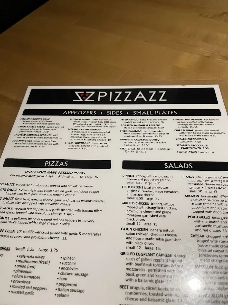 Menu_Pizzazz on the Circle_University Heights, OH_image_old_3