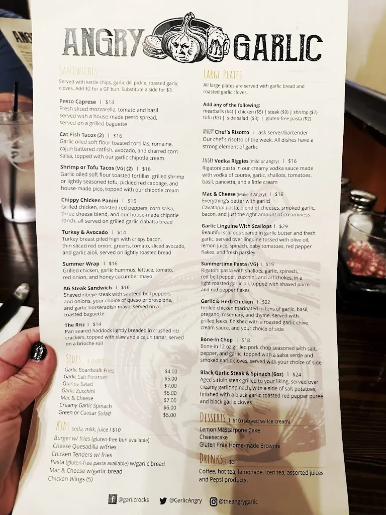 Menu_Angry Garlic_Baldwinsville, NY_image_old_1