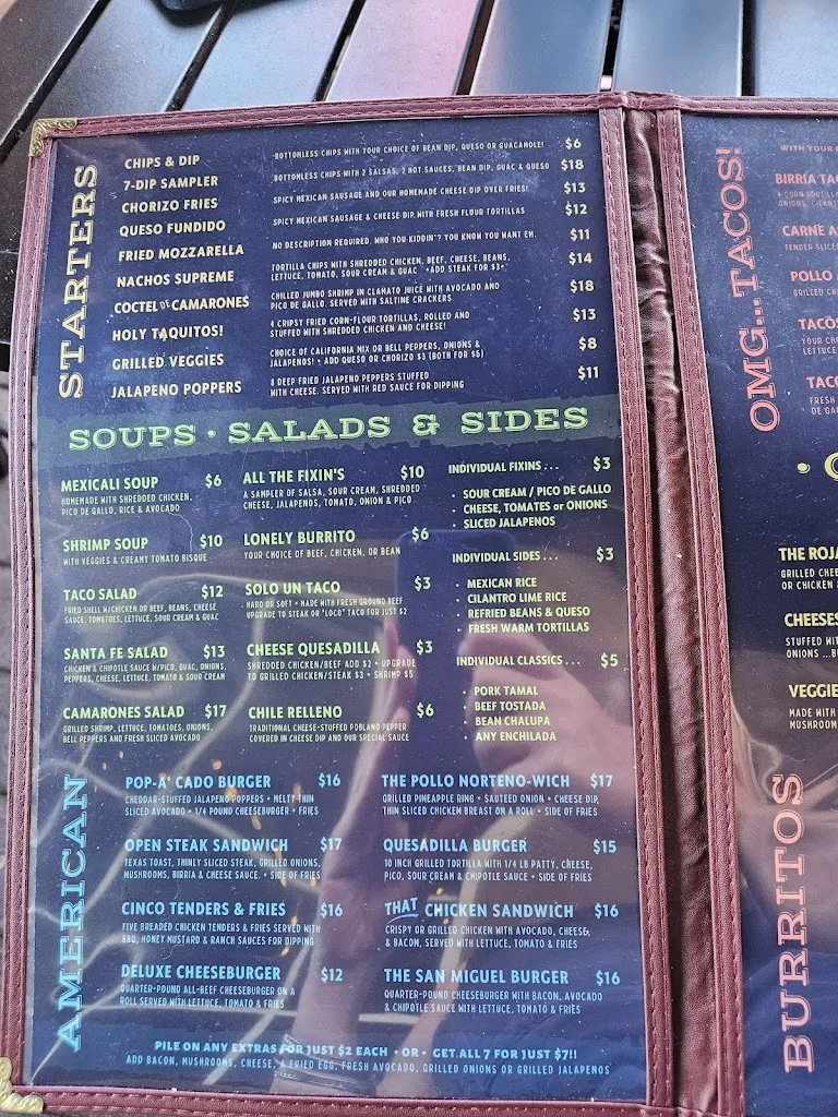 Menu_San Miguel Mexican Bar & Grill_Baldwinsville, NY_image_old_2