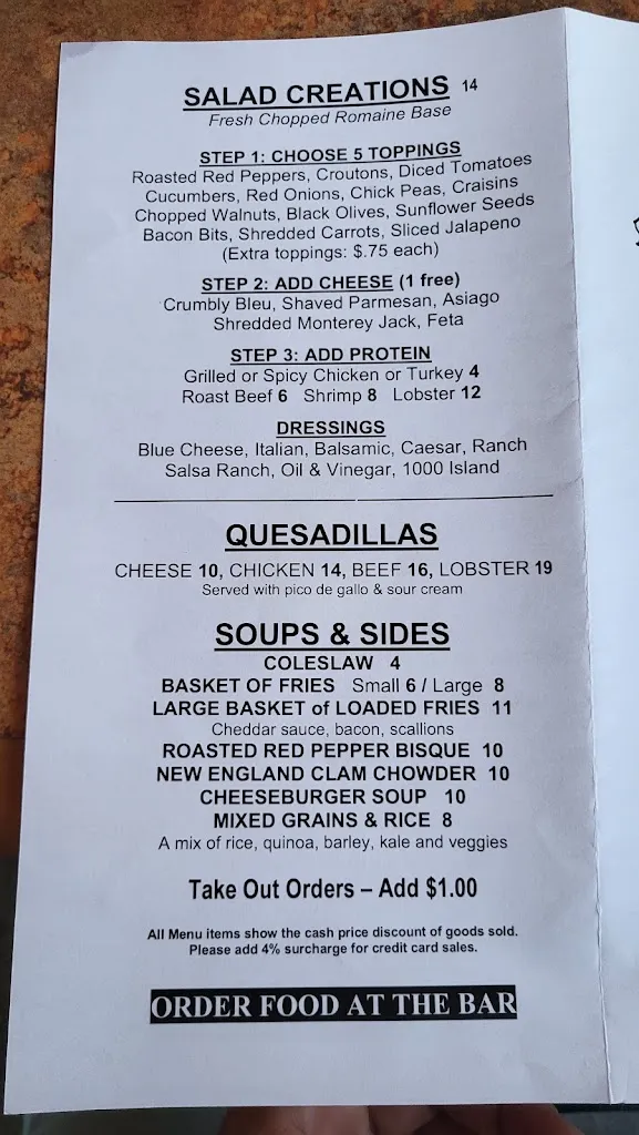 Menu_Sammy Malone's_Baldwinsville, NY_image_old_1