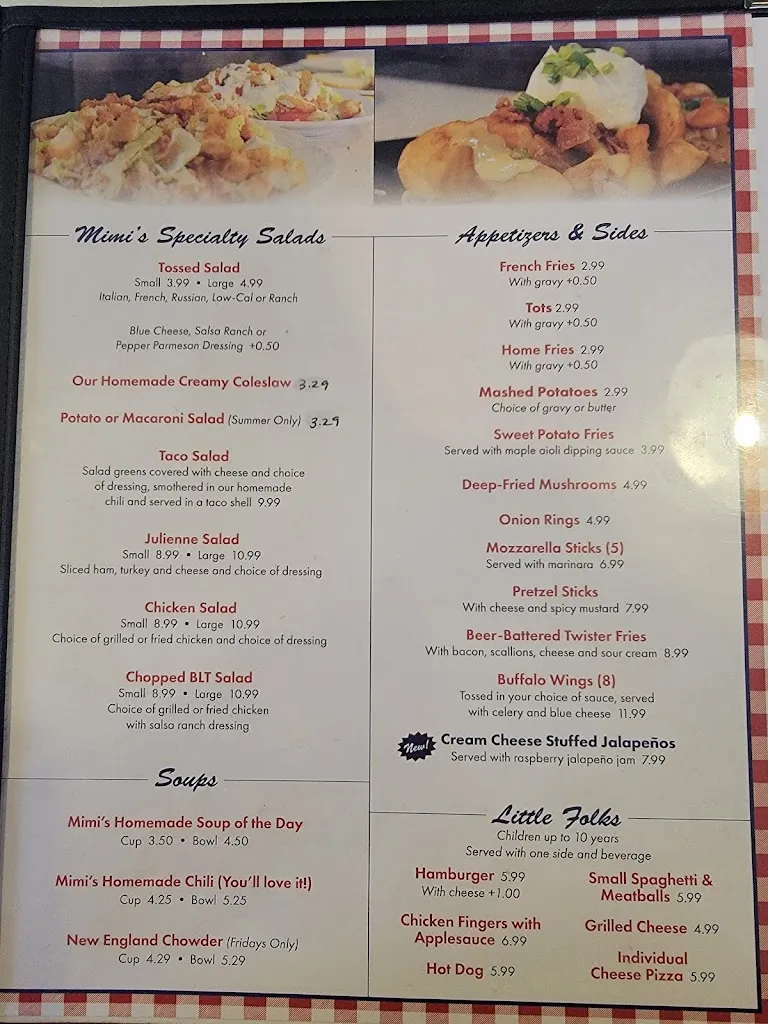 Menu_Mimi's Drive-In_Fulton, NY_image_old_1