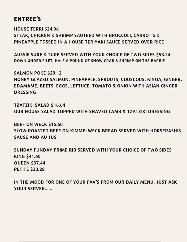Menu_Cayuga St Steakhouse_Fulton, NY_image_old_3