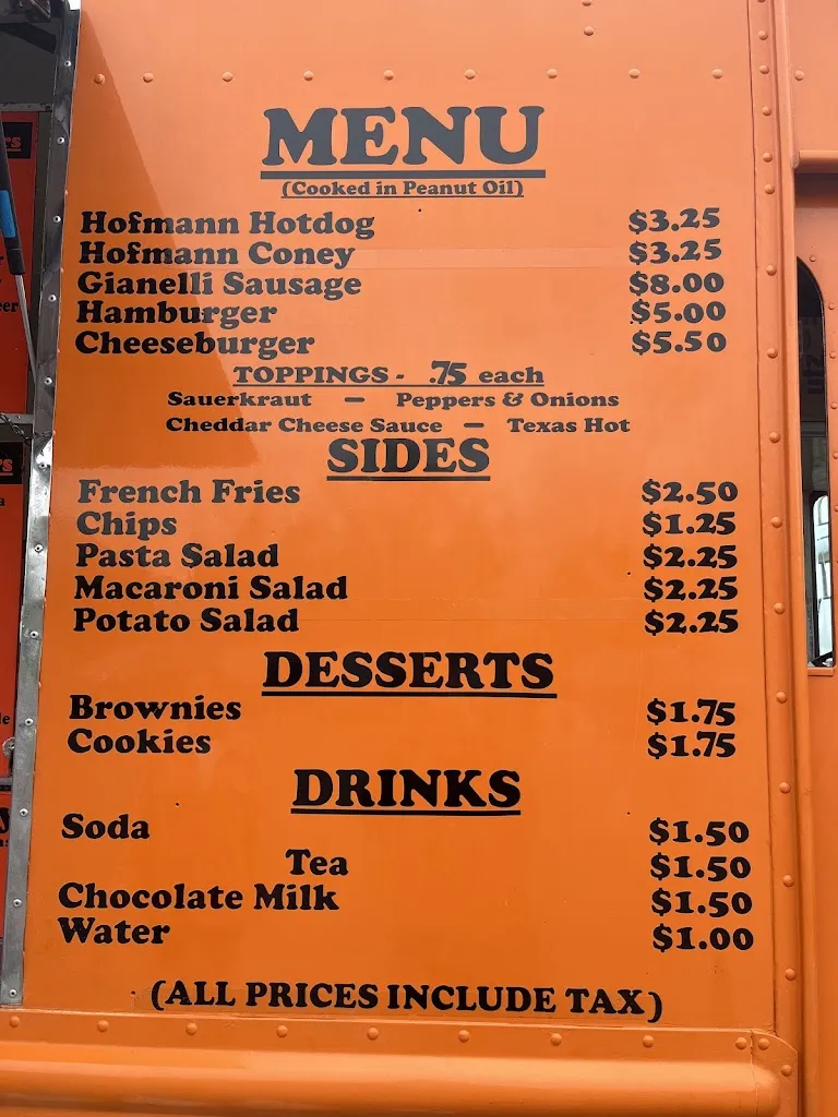 Menu_Shannon's Hot Dogs_NY 13069, United_image_old_1