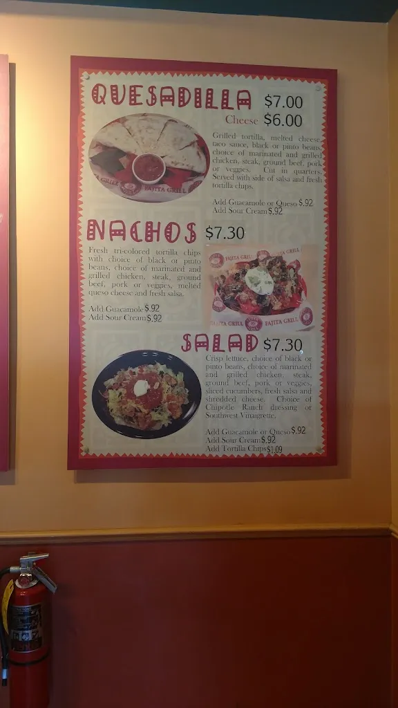 Menu_Fajita Grill_Fulton, NY_image_old_1