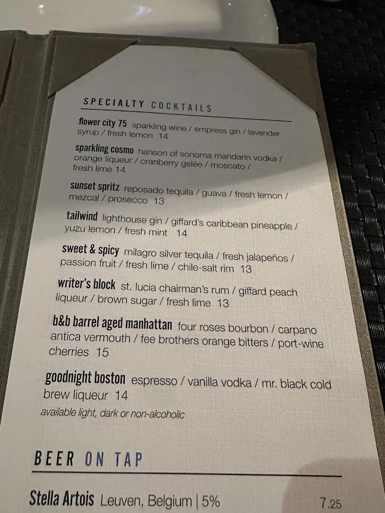 Menu_black & blue Steak and Crab, Albany, NY_Albany, NY_image_old_1