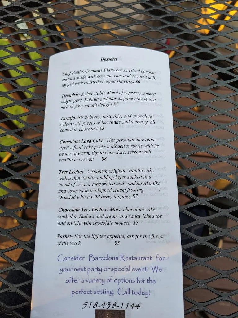 Menu_Barcelona Restaurant-Wine Bar_Albany, NY_image_old_2