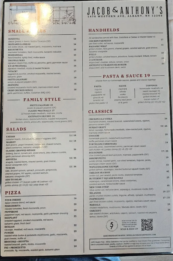 Menu_Jacob & Anthony’s Italian_Albany, NY_image_old_3