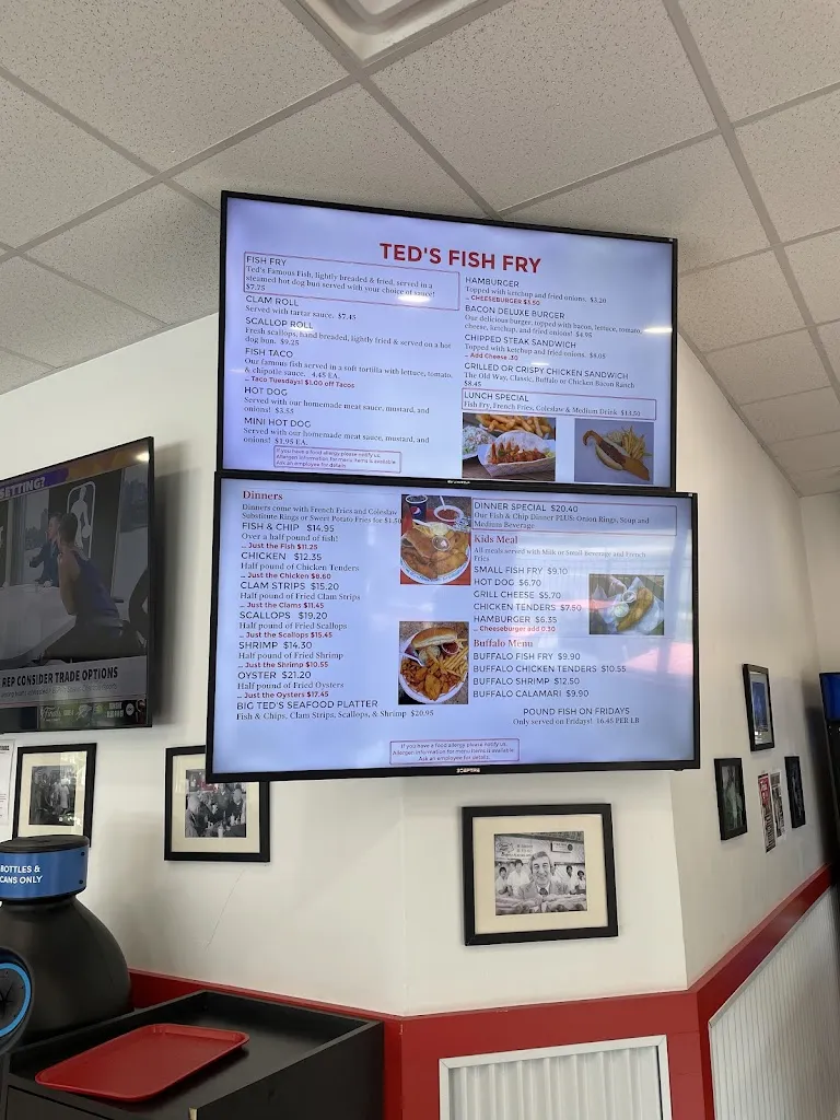Menu_Ted's Fish Fry_Albany, NY_image_old_2
