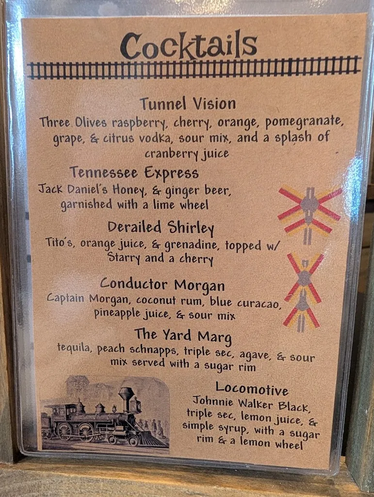 Menu_The Railyard Taproom & Restaurant_Whitehall, NY_image_old_2