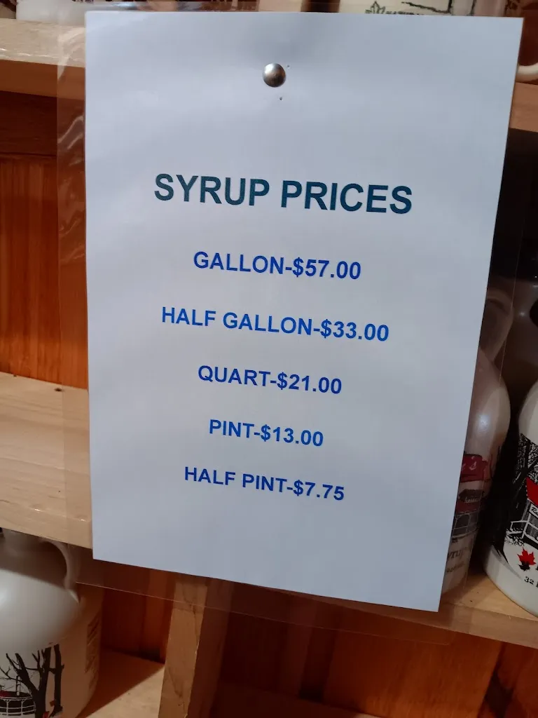 Menu_Rathbun's Maple Sugar House_Whitehall, NY_image_old_1