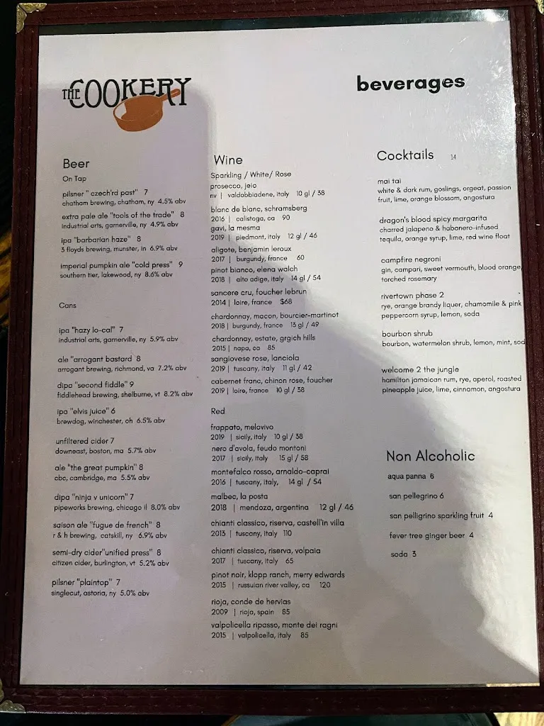 Menu_The Cookery_Dobbs Ferry, NY_image_old_2