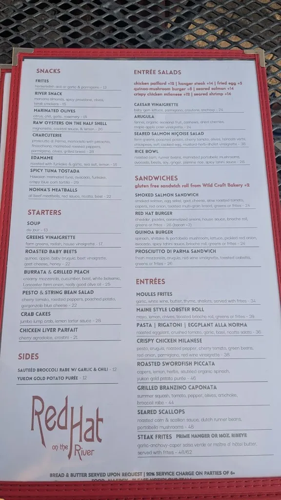 Menu_Red Hat on the River_Irvington, NY_image_old_2