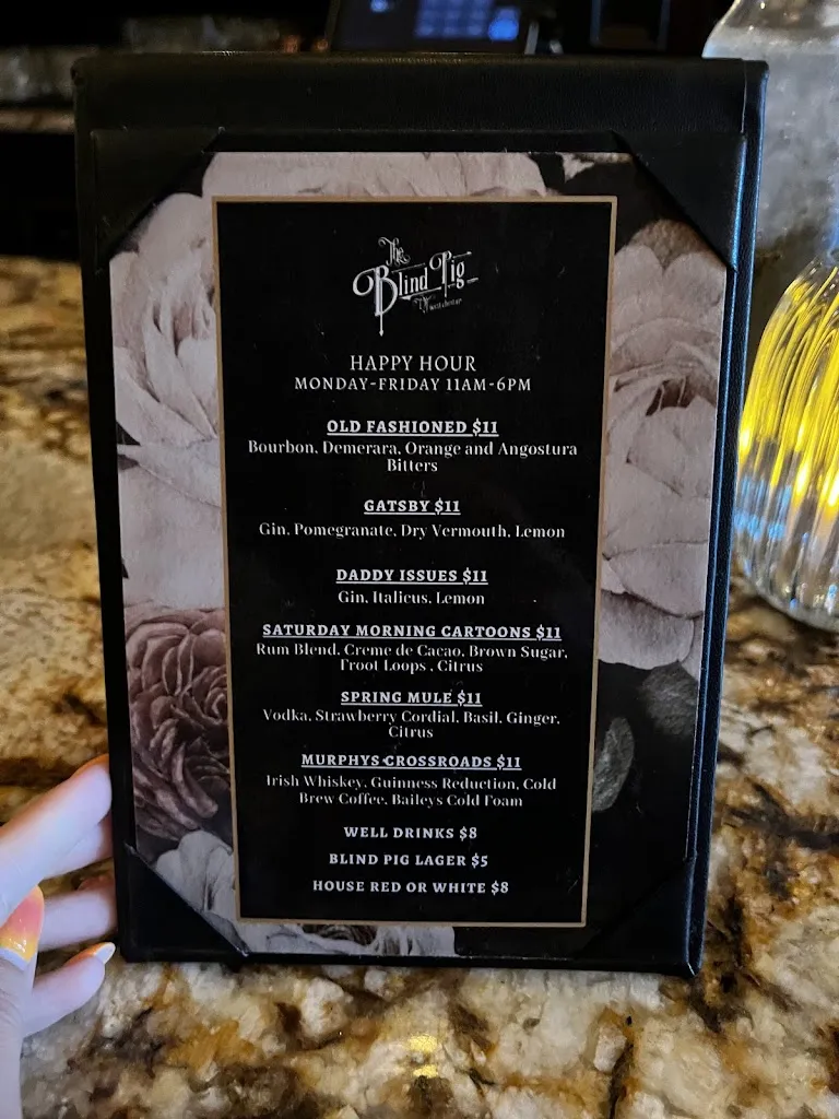 Menu_The Blind Pig of Westchester_White Plains, NY_image_old_2